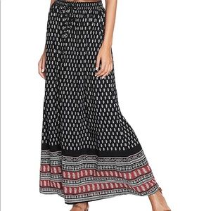 Boho Maxi Skirt with Pockets size medium
